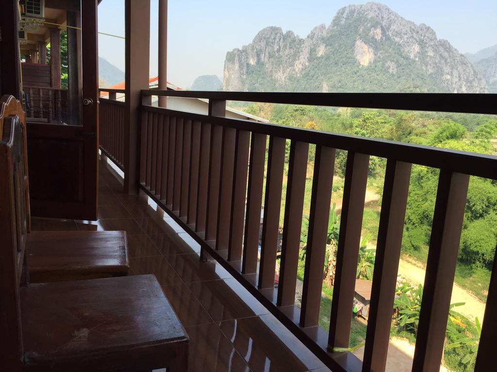 Happy River View Hotel Vang Vieng Ngoại thất bức ảnh
