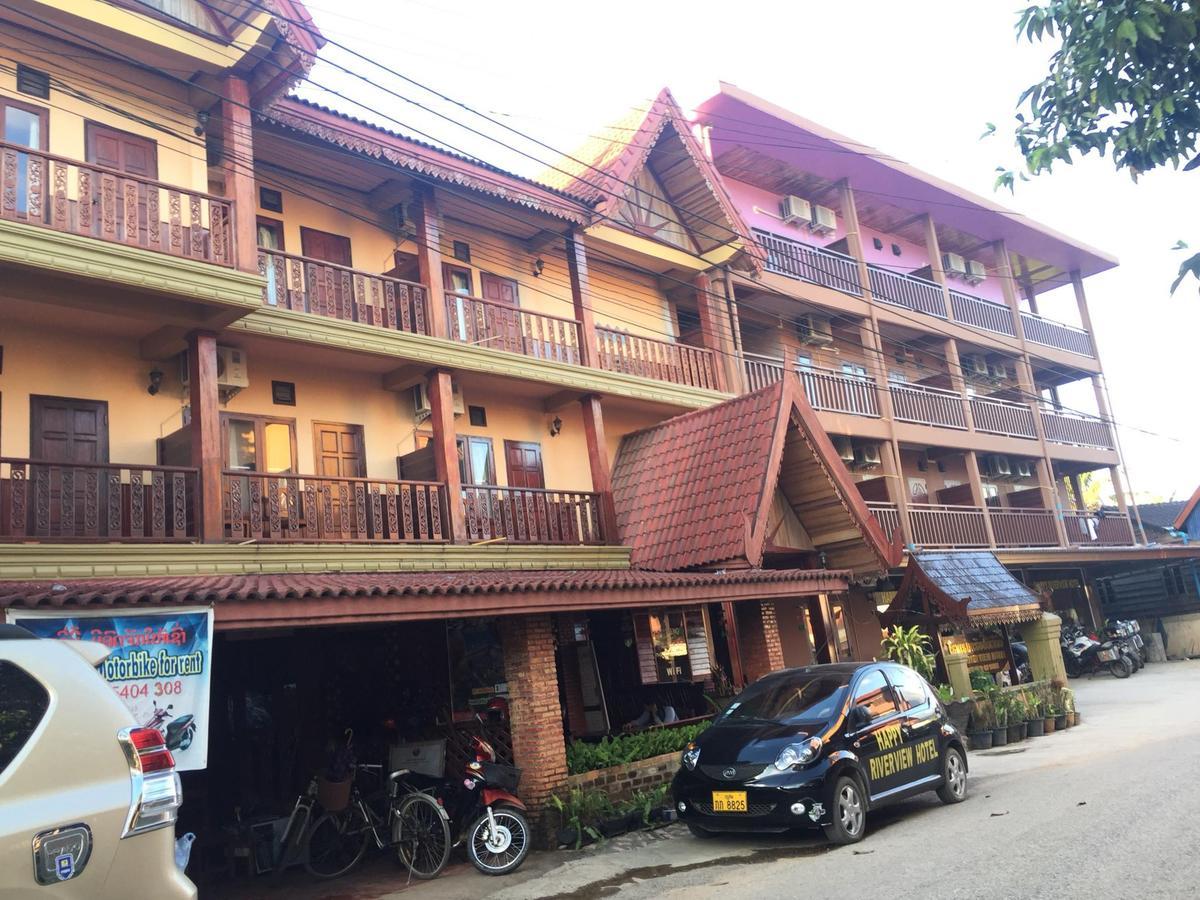 Happy River View Hotel Vang Vieng Ngoại thất bức ảnh