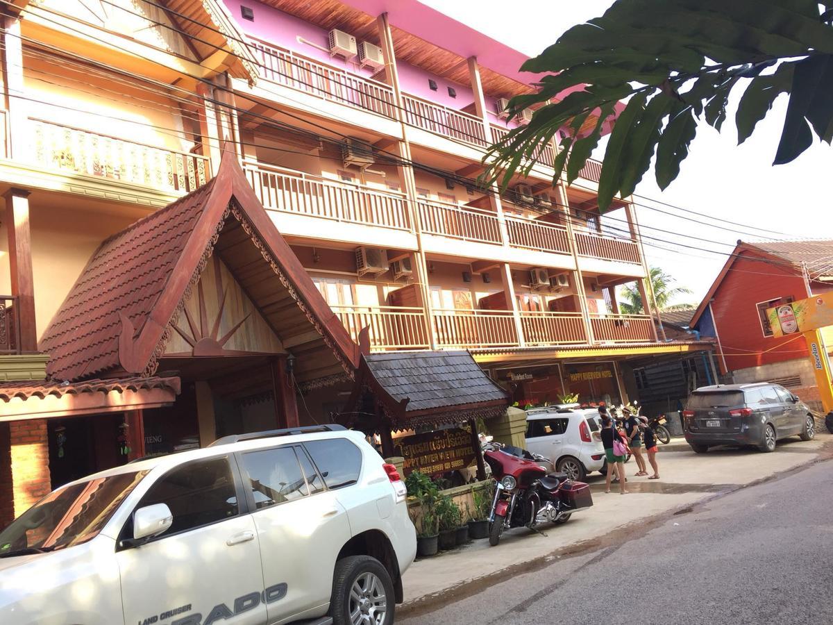 Happy River View Hotel Vang Vieng Ngoại thất bức ảnh